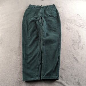 Vintage Lee‎ Jeans Womens 14 Medium Green High Waist Western Mom 90s USA
